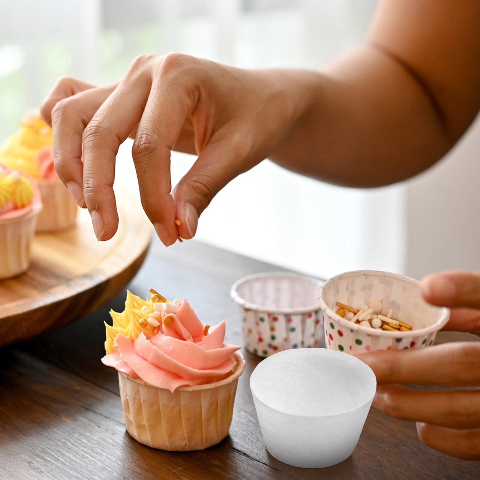 Wedding Decoration Supply - 20 Adet Kek DIY Cupcake Köpükleri