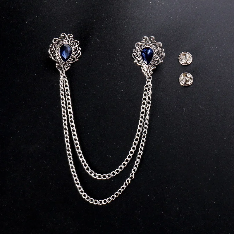 Wedding Shop - Zarif Vintage Alaşım Rhinestone Büyük Broş