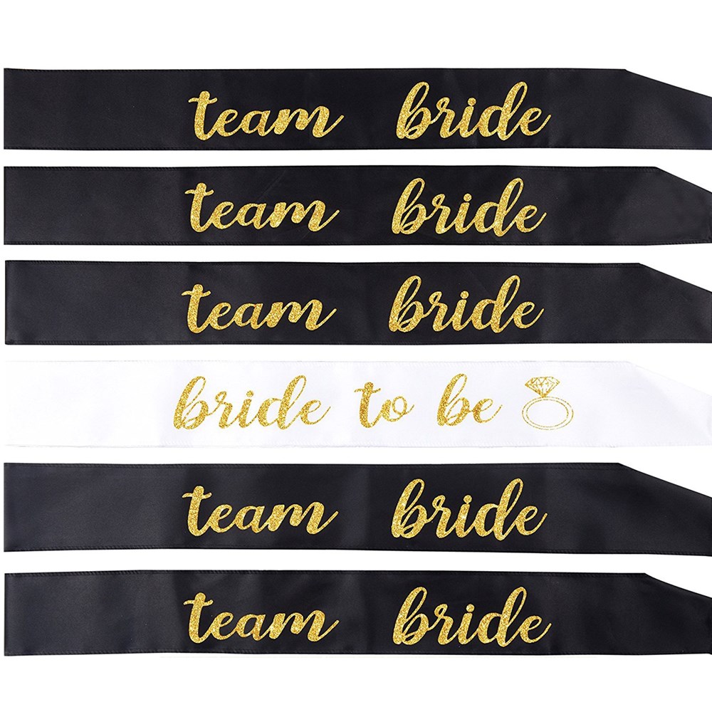Bride Tribe Sash - 1 takım düğün gelin olmak takım