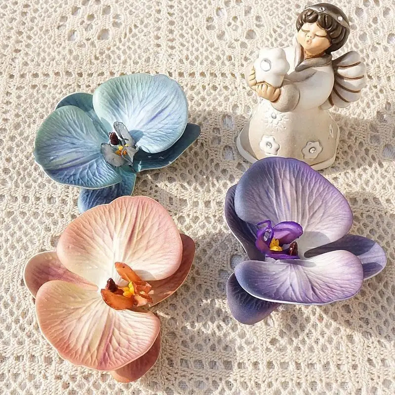 Wedding Souvenir - 3D baskılı kelebek orkide başlığı, yapay