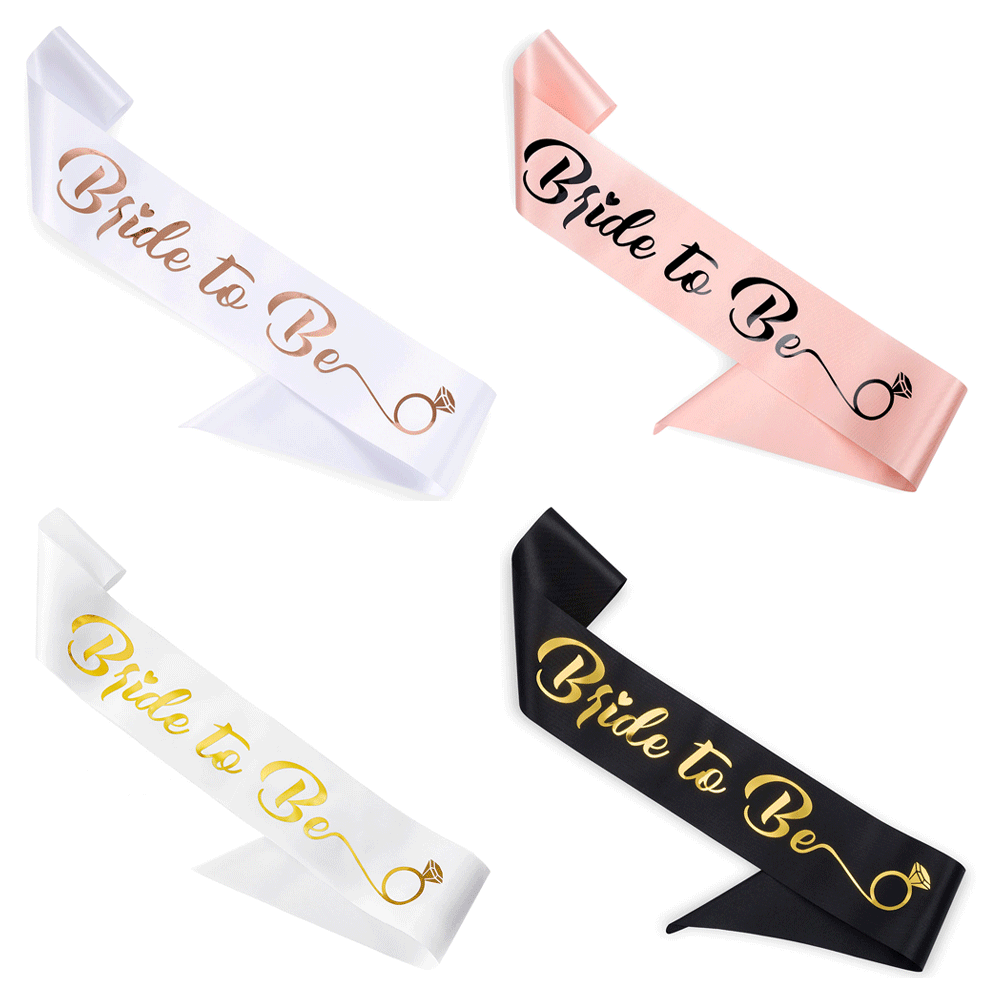 Bride Tribe Sash - Gelin olmak Bachelorette parti kanat altın