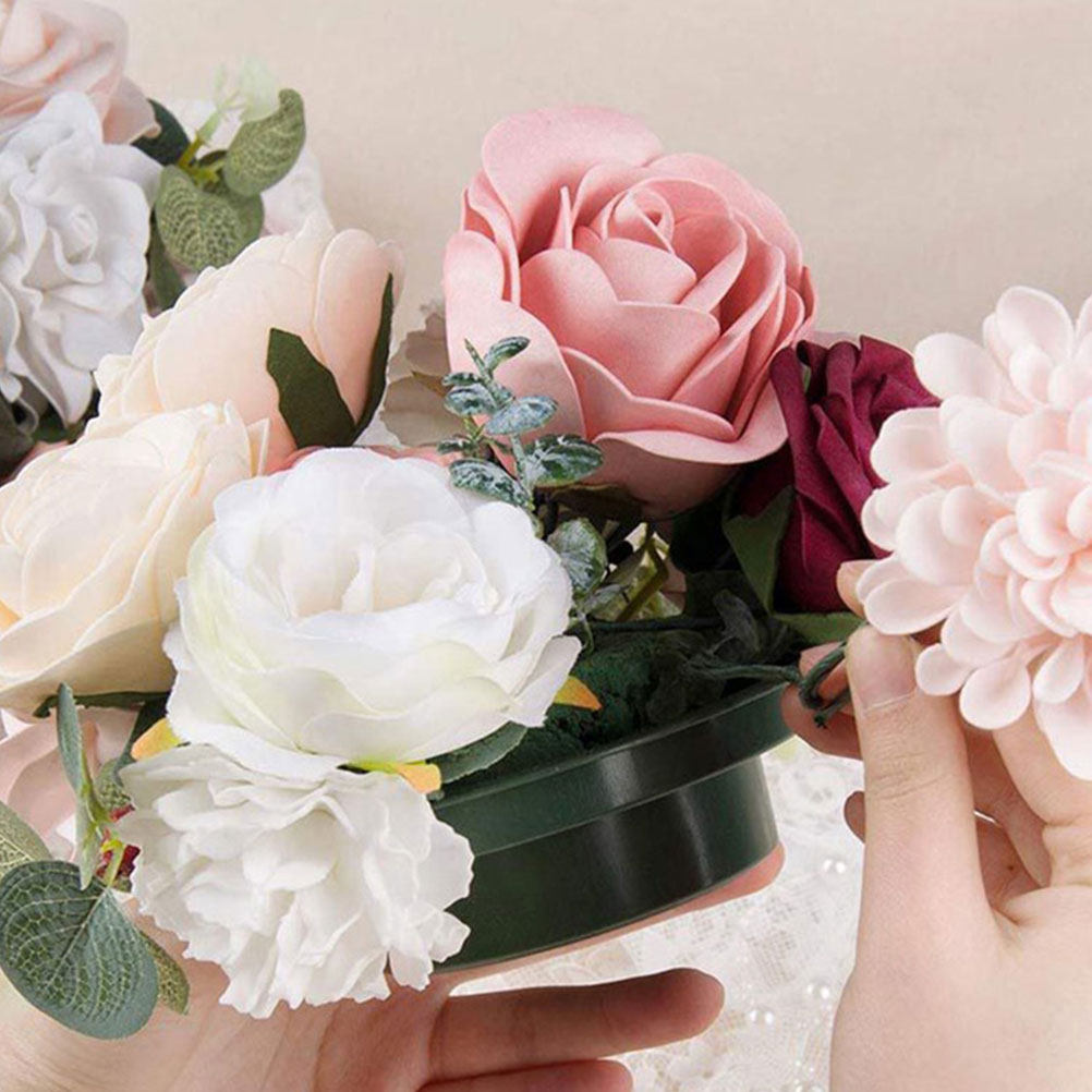 Wedding Decoration Supply - 2 Adet Yuvarlak Çiçeklik, Su Emici