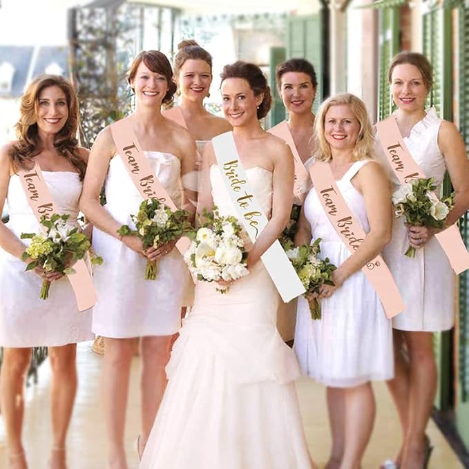 25 adet/set gül altın rengi ku - Bride Tribe Sash incelemesi ve fiyatı