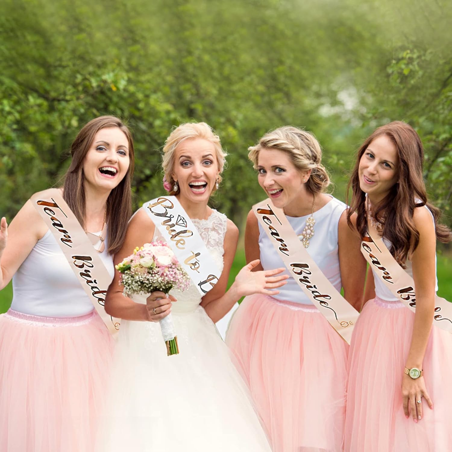 25 adet/set gül altın rengi ku - Bride Tribe Sash incelemesi ve fiyatı