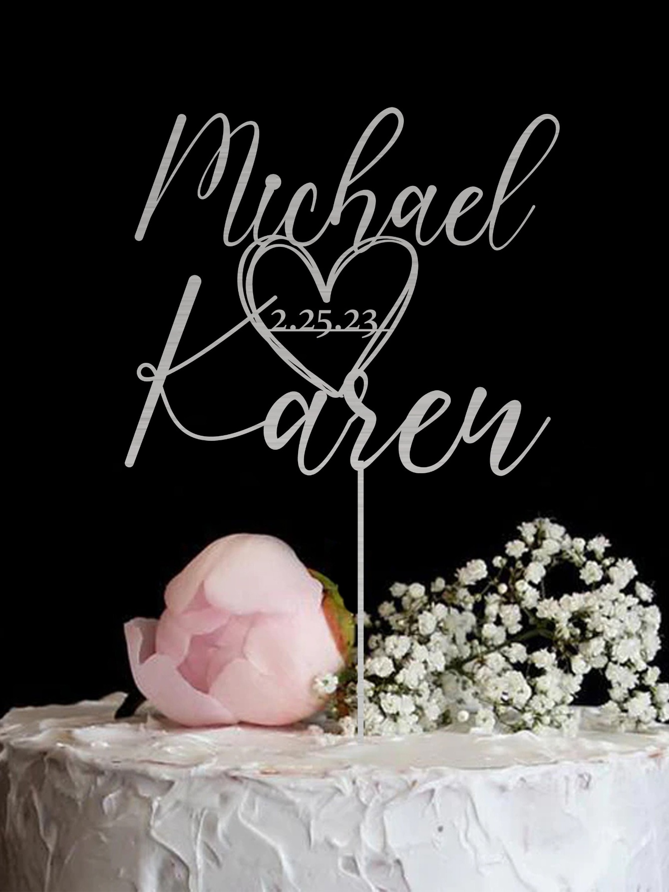 Kişiye Özel Pasta Süsü - 1 Ade - Wedding Shop incelemesi ve fiyatı