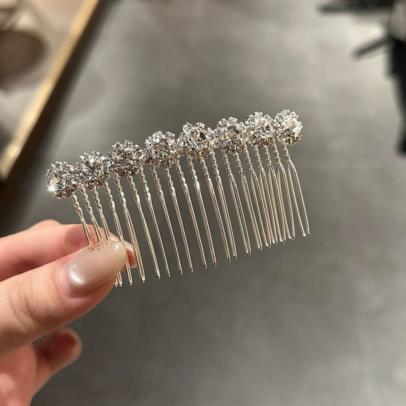 Minimalist Rhinestone Çiçek Sa - Wedding Decoration Supply incelemesi ve fiyatı