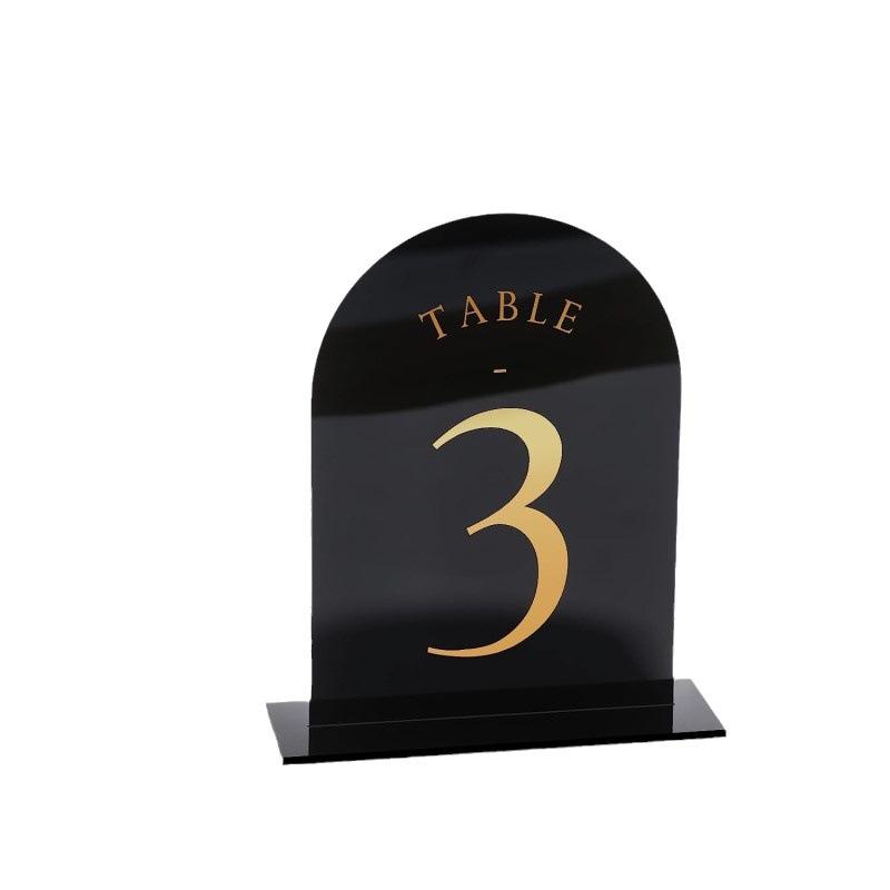 Kemerli akrilik masa numaralar - Table Number Gold incelemesi ve fiyatı