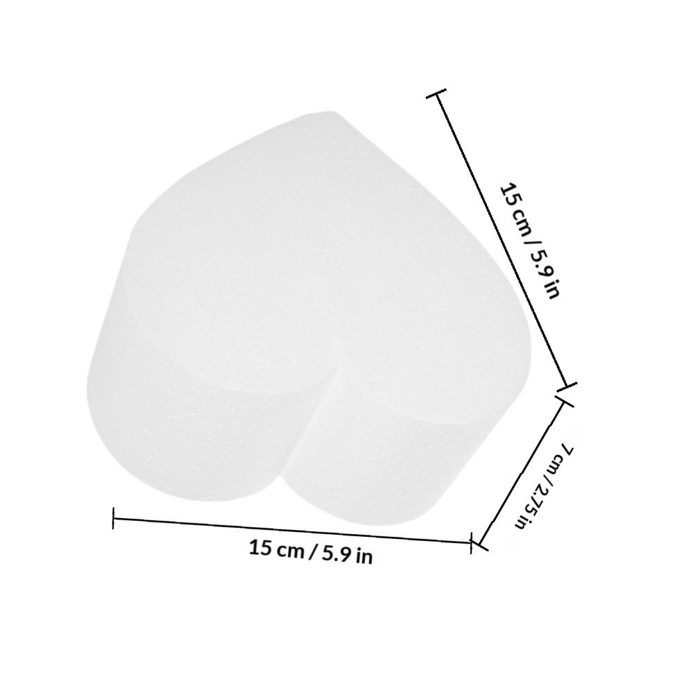 4 Adet Kalp Şeklinde Köpük Pas - Wedding Decoration Supply incelemesi ve fiyatı