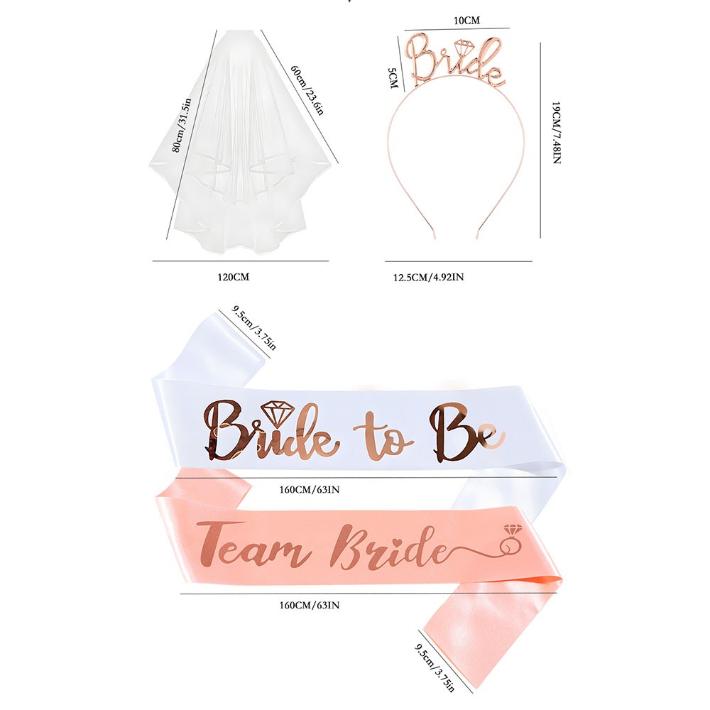 13 Parça Bekarlığa Veda Partis - Bride Tribe Sash incelemesi ve fiyatı