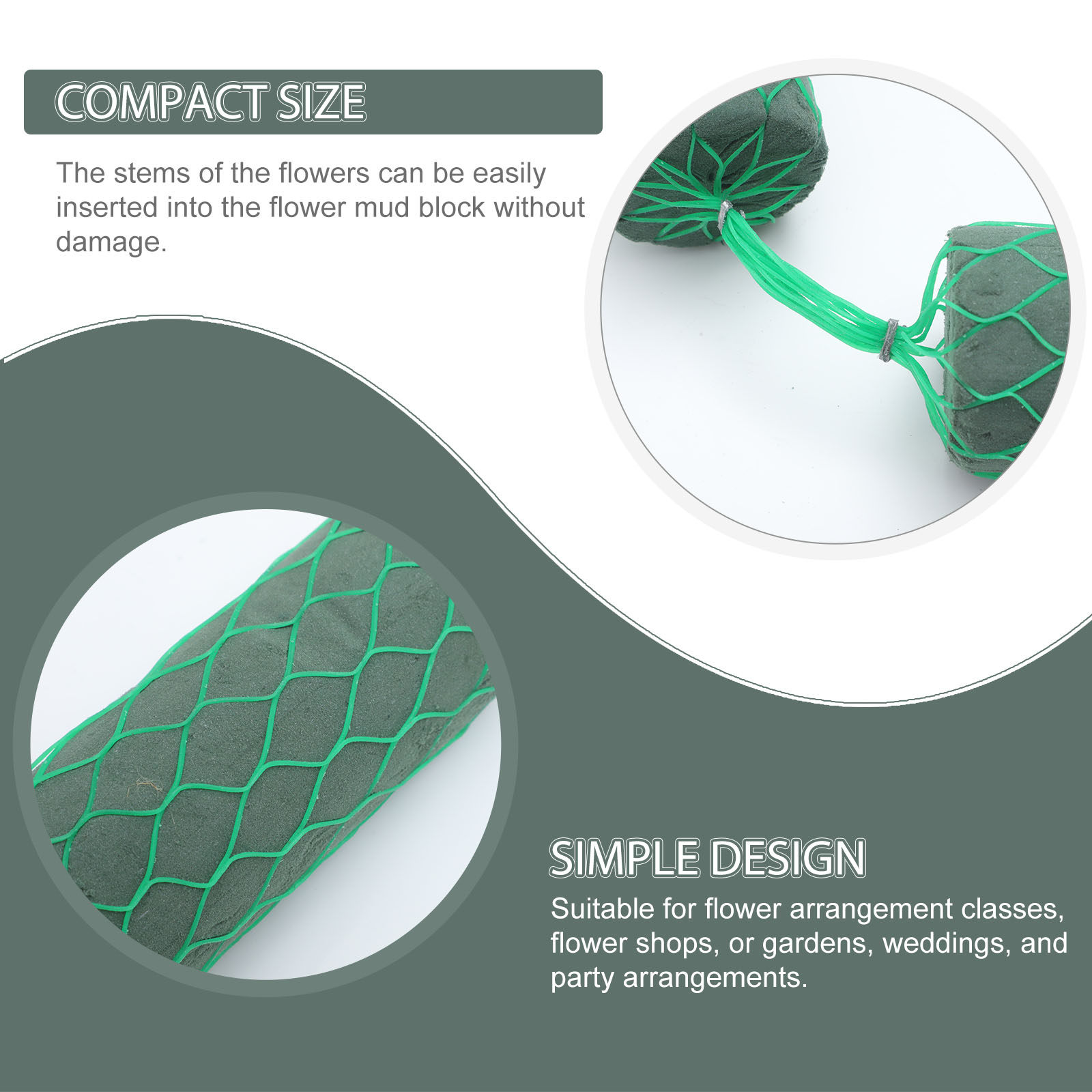 1 Set Çiçek Köpüğü Çelenk Sosi - Wedding Decoration Supply incelemesi ve fiyatı