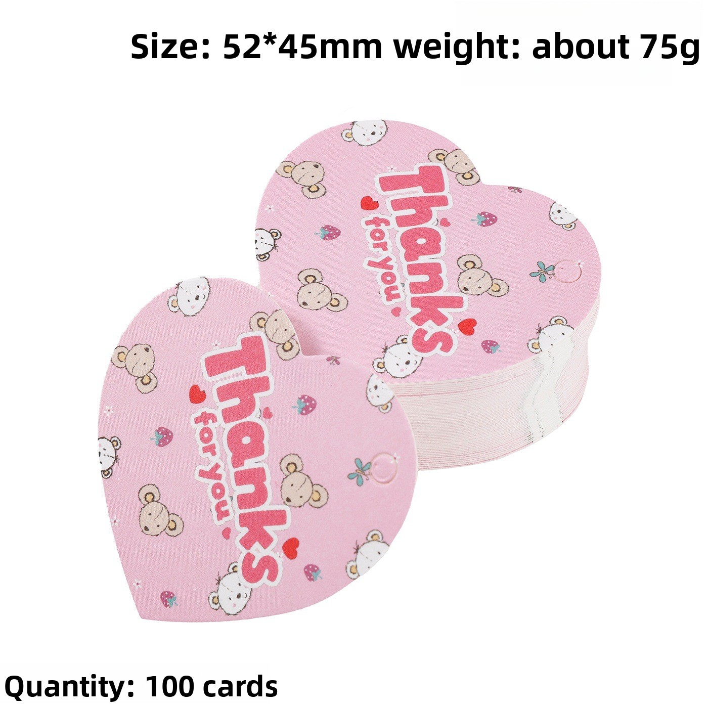 100 adet Teşekkür Hediye Etike - Wedding Decoration Supply incelemesi ve fiyatı